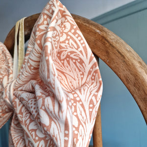 Large Fabric Bow -  William Morris Sea Holly Design
