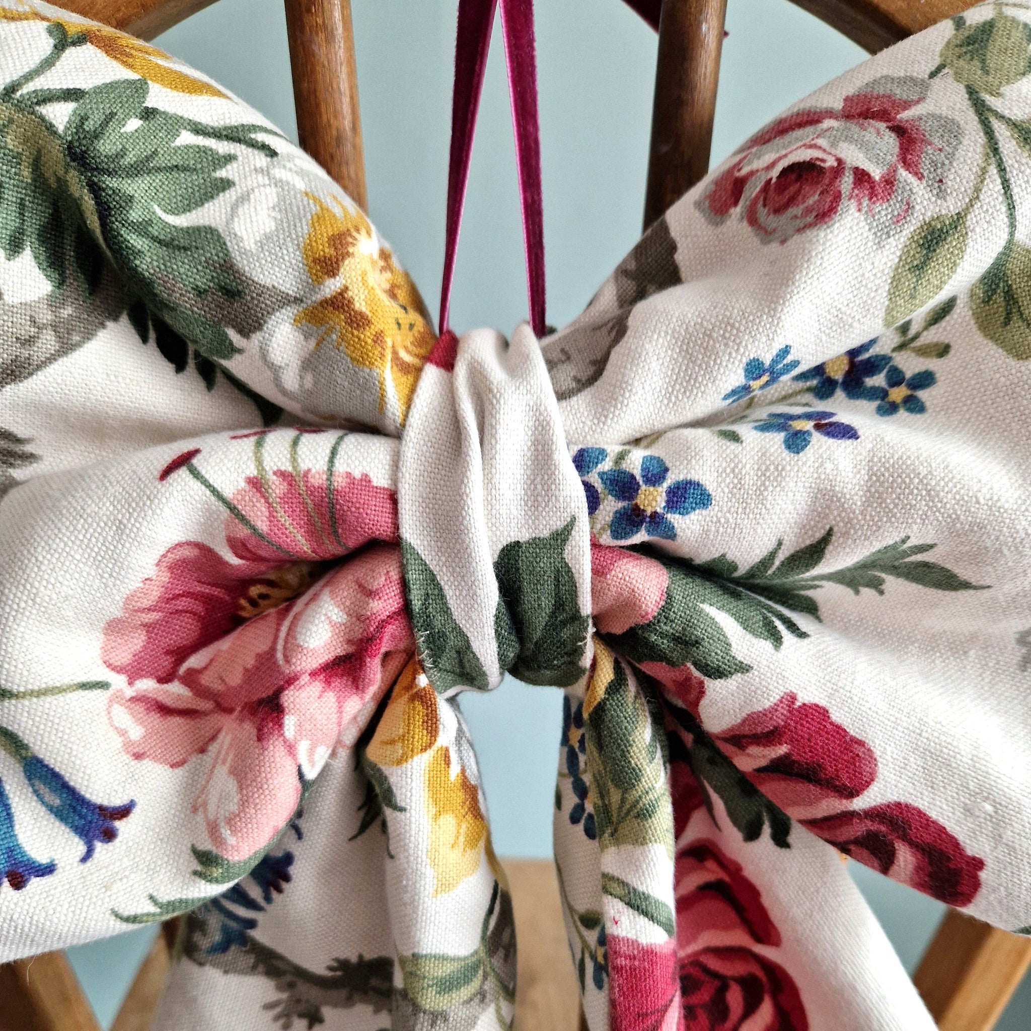 Large Fabric Bow -  Sanderson Hykenham Vintage Florals