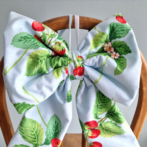 Large Fabric Bow -  Sanderson Summer Strawberry