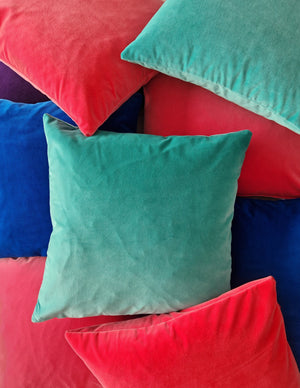 designer velvet cushions by Phillips And Cheers