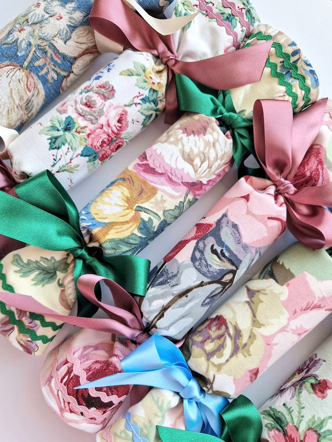 Floral Fabric Crackers by Phillips & Cheers- Made To Order