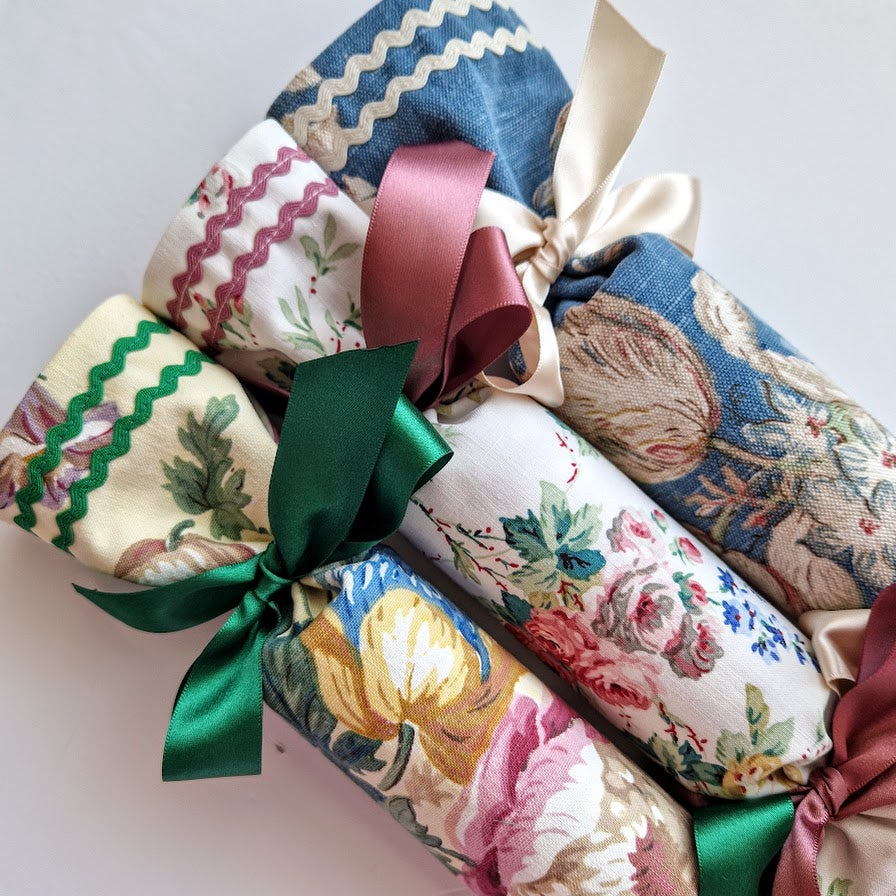 Floral Fabric Crackers by Phillips & Cheers- Made To Order