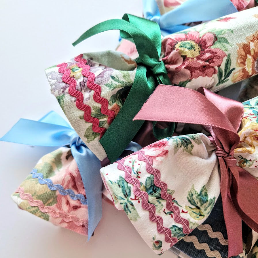 Floral Fabric Crackers by Phillips & Cheers- Made To Order