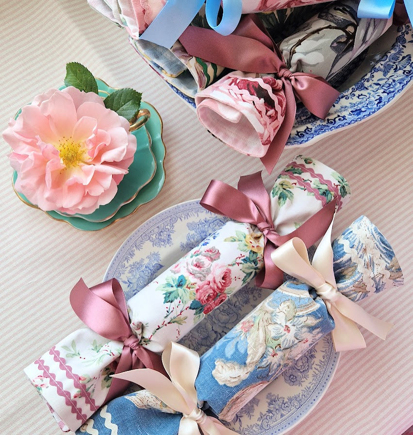 Floral Fabric Crackers by Phillips & Cheers- Made To Order