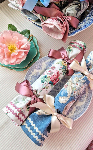 Floral Fabric Crackers by Phillips & Cheers- Made To Order