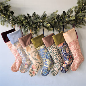 William Morris Christmas Stockings by Phillips And Cheers