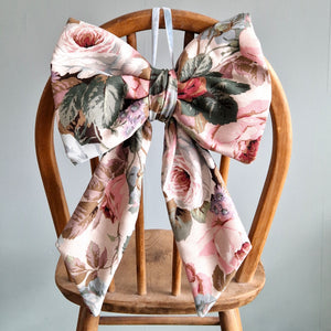 Large Fabric Bow -  Sanderson Chelsea Rose Fabric