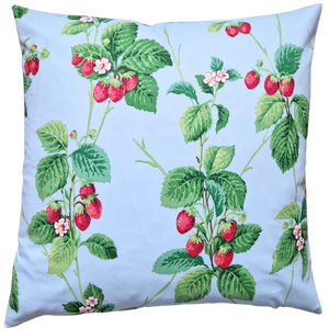 Cushion Cover In Sanderson Summer Strawberry