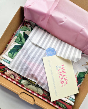 Phillips And Cheers Vintage Fabric Bundle Box