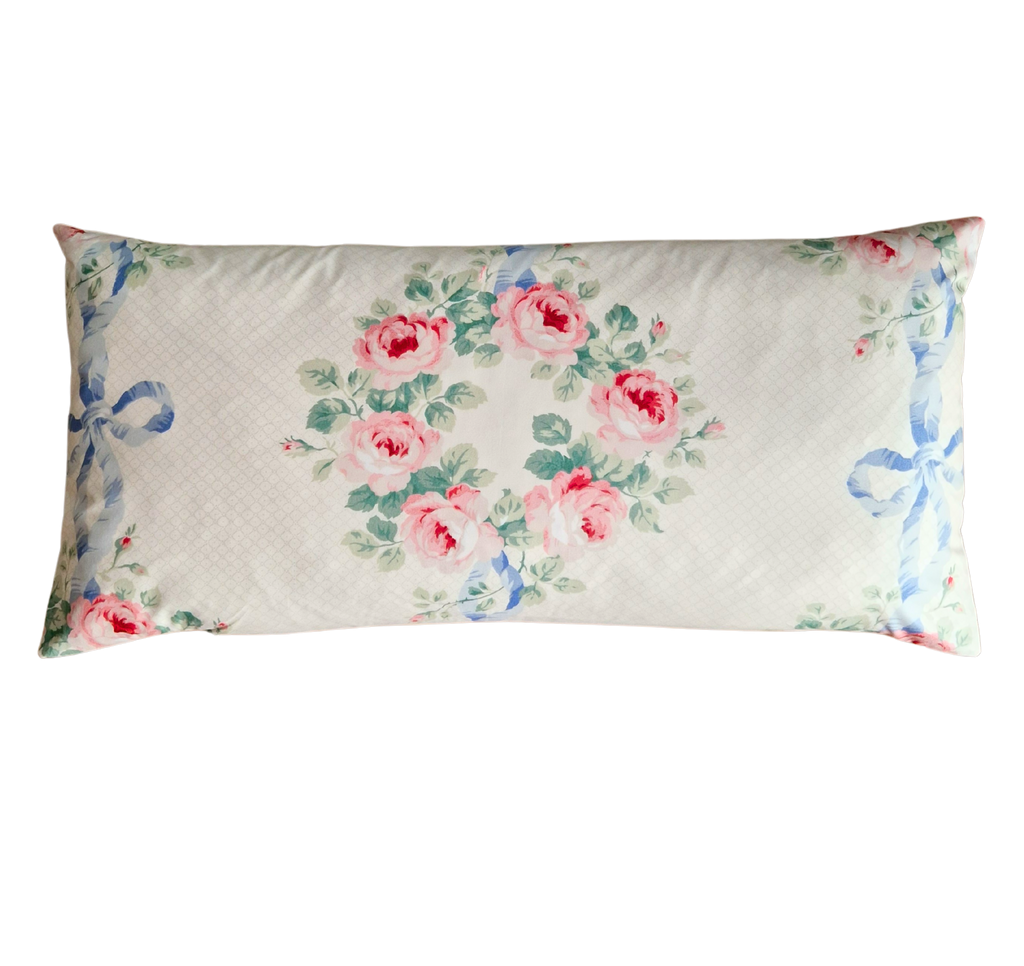 Large Chintz Bolster Cushion Cover - Jean Monro 'Elizabeth' Print
