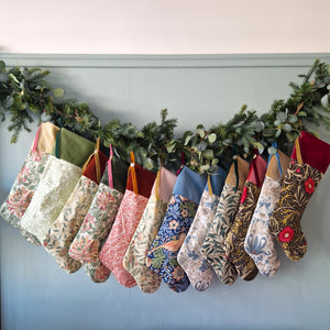 William Morris Christmas Stockings by Phillips and Cheers