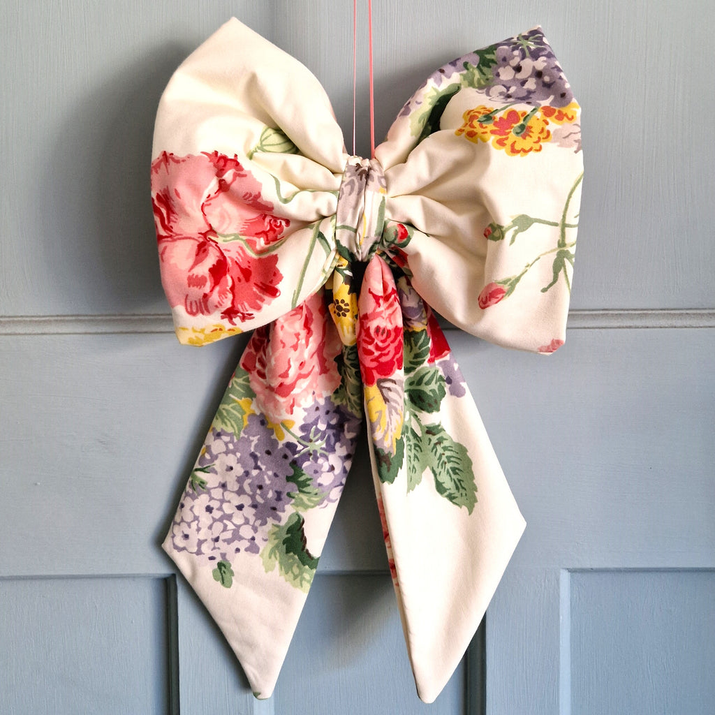Large Fabric Bow -  Spring Bouquet By Ramm - Modern designer fabric