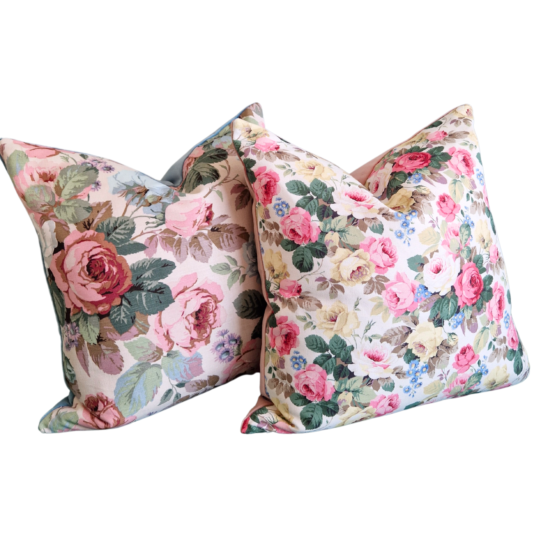 Chelsea rose cushions