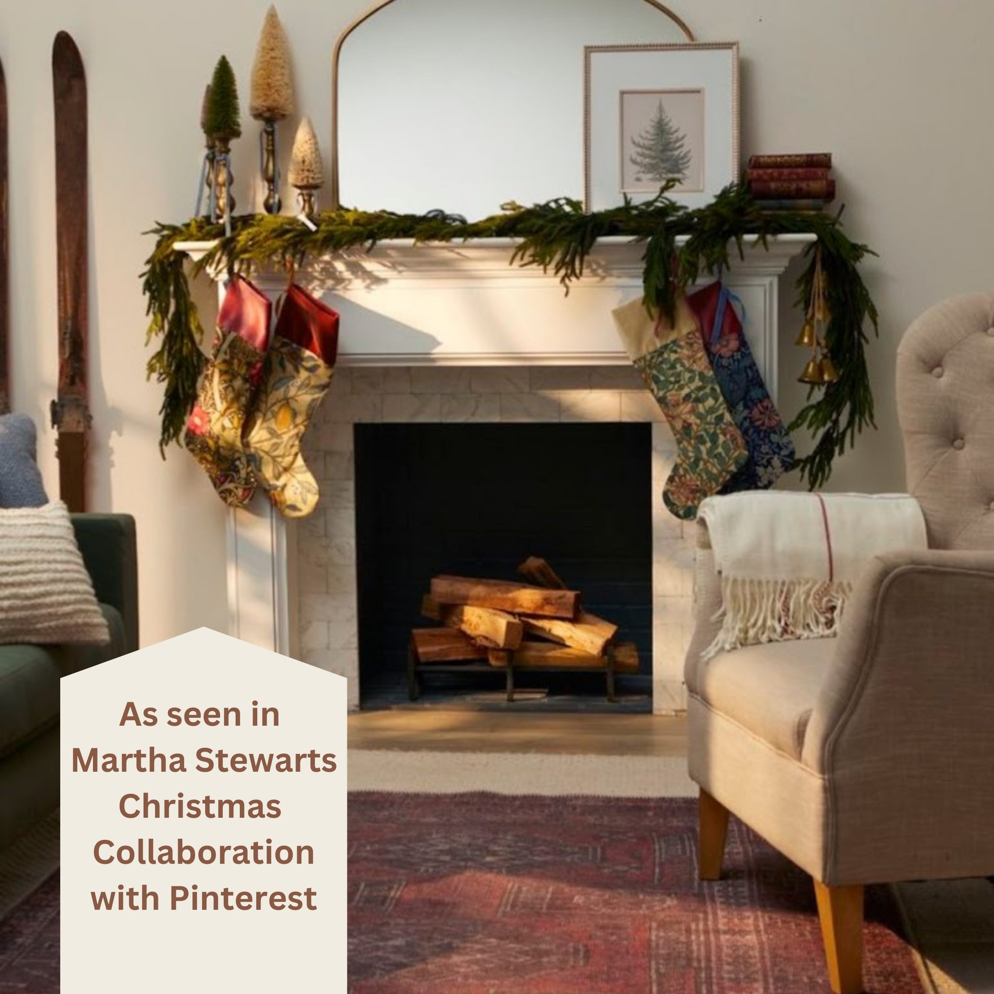 William Morris Christmas Stockings by Phillips And Cheers