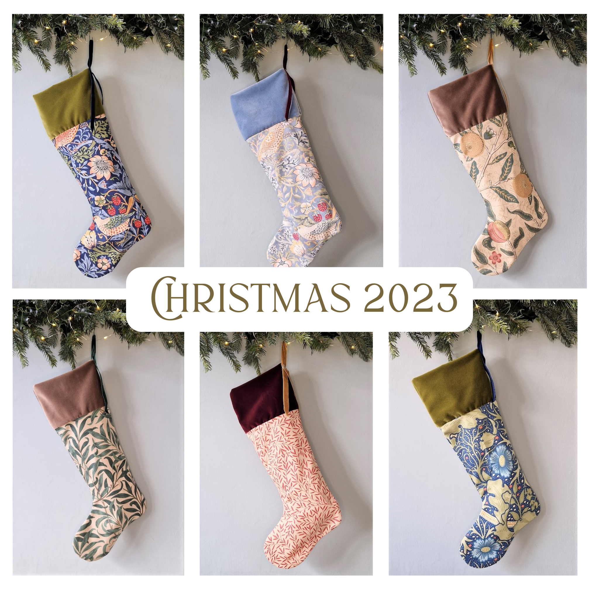 William Morris Christmas Stockings By Phillips And Cheers