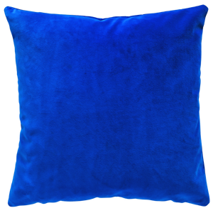 Plush Velvet Cushion Cover In Lapis Blue Phillips Cheers