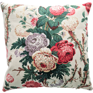 Vintage Floral Fabric Cushion Cover In GP & J Baker 'Aylsham'