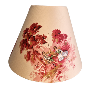 Vintage Sanderson Toile de Jouy Sateen Lamp Shade