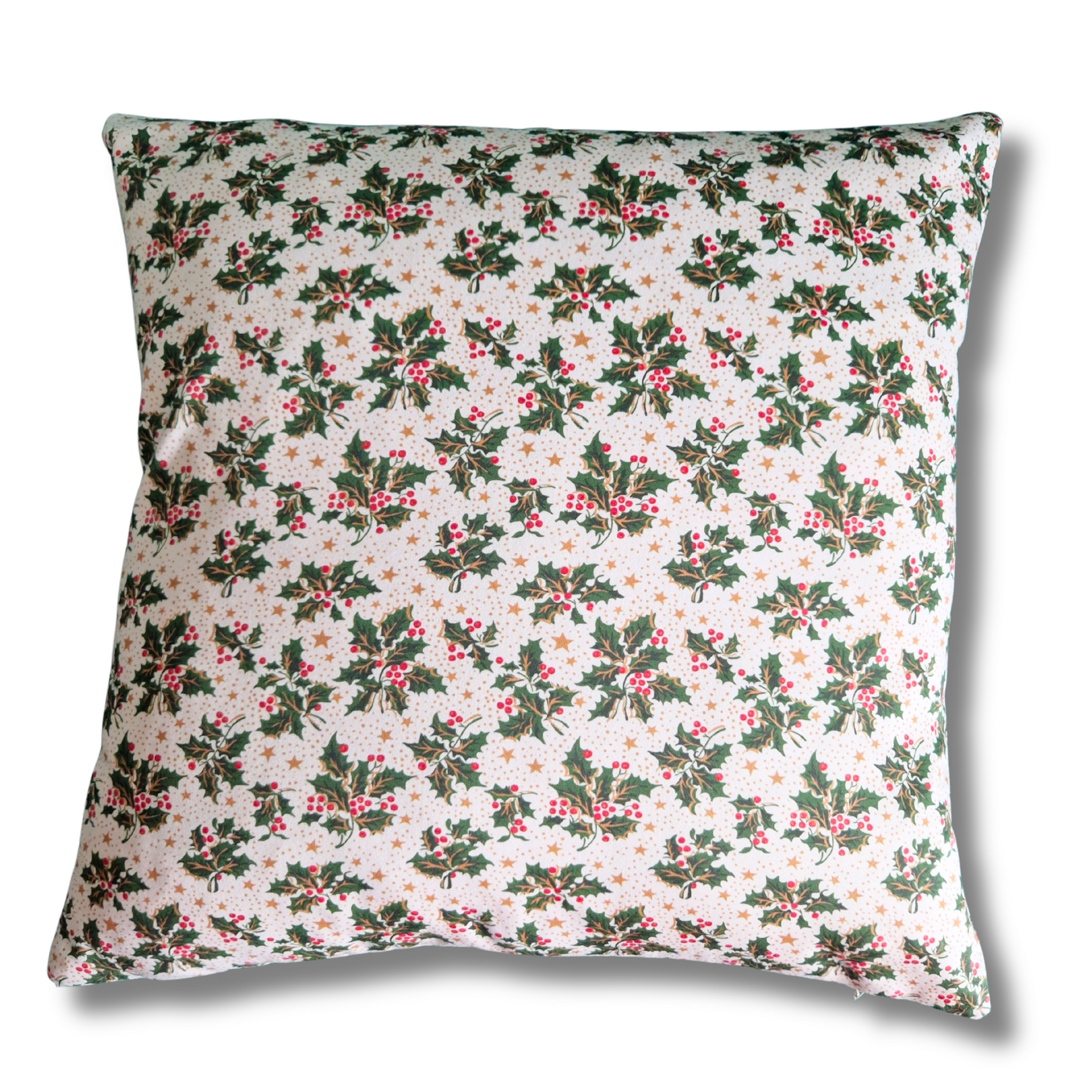 holly print cushion cover
