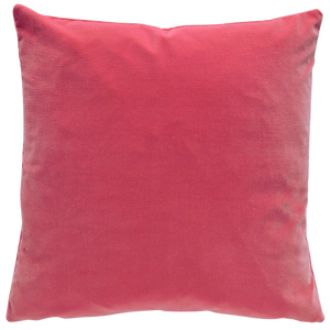 Plush Velvet Cushion Cover In Rose Pink