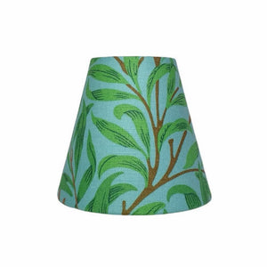 Candle Shade In Morris And Co Ben Pentreath Sky/Leaf Green