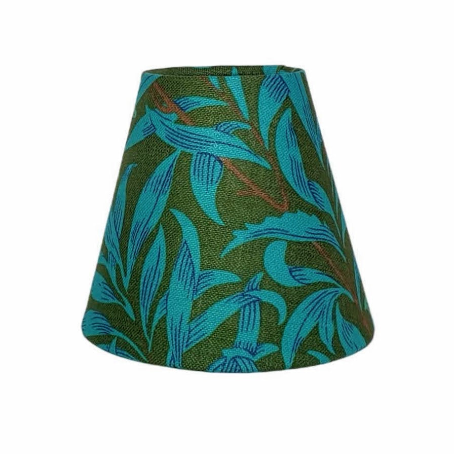Candle Shade In Morris And Co Ben Pentreath Olive/Turquoise