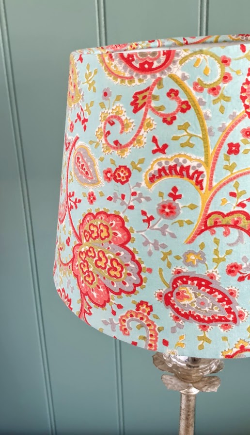 Vintage Floral Empire Shade - Eiderdown Paisley