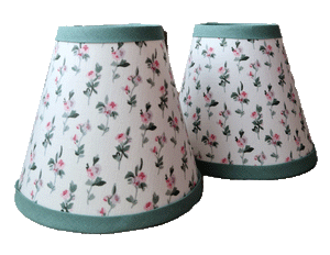 Candle Shade In Vintage Laura Ashley Ditsy Print