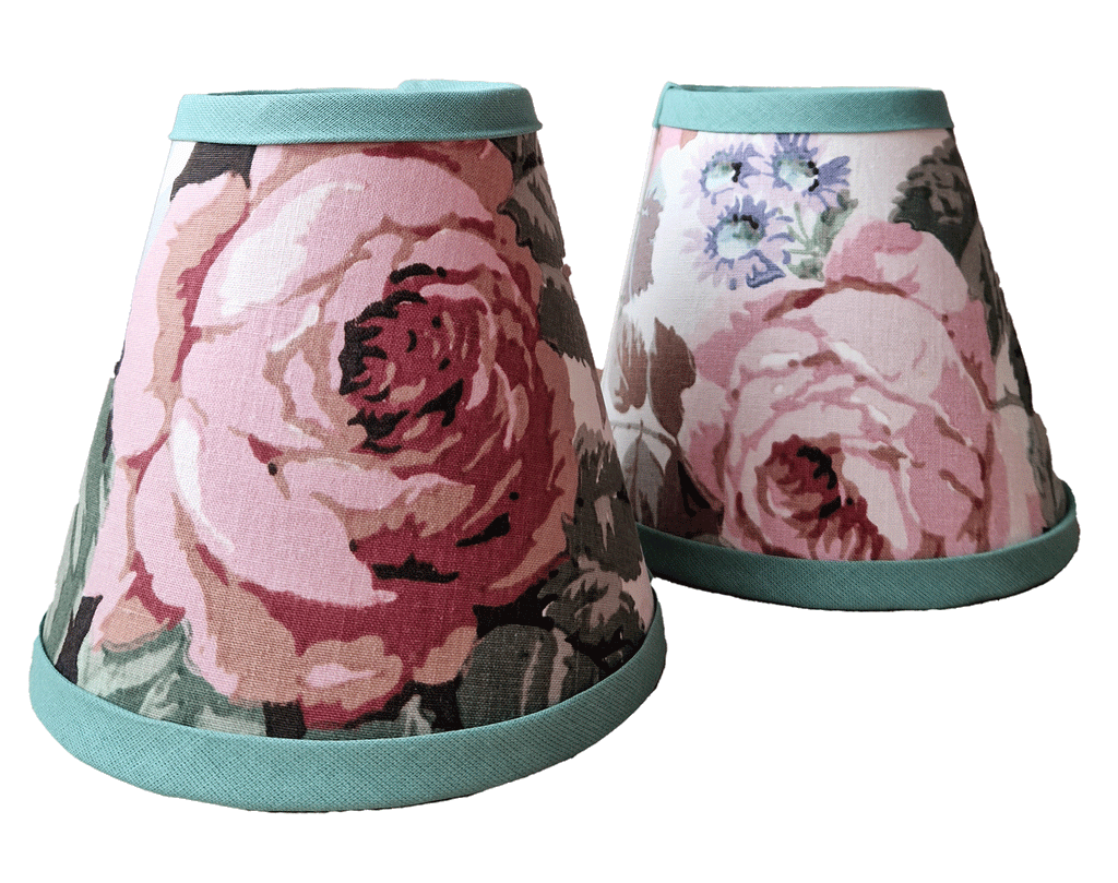 Candle Shade In Vintage Chelsea Rose Print