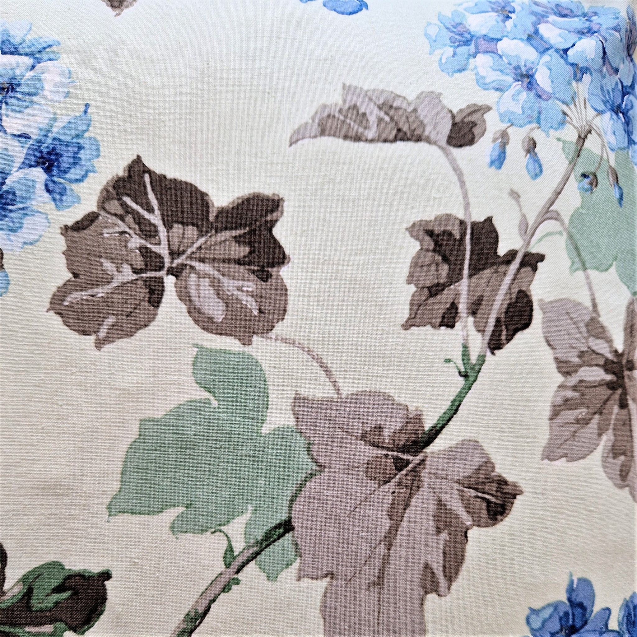 Vintage Floral Cushion Cover In Sanderson 'Pella' design - 16 inch
