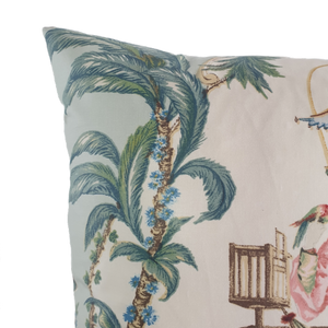 Cushion Cover In Jean Monro Glazed Chintz 'Geisha'