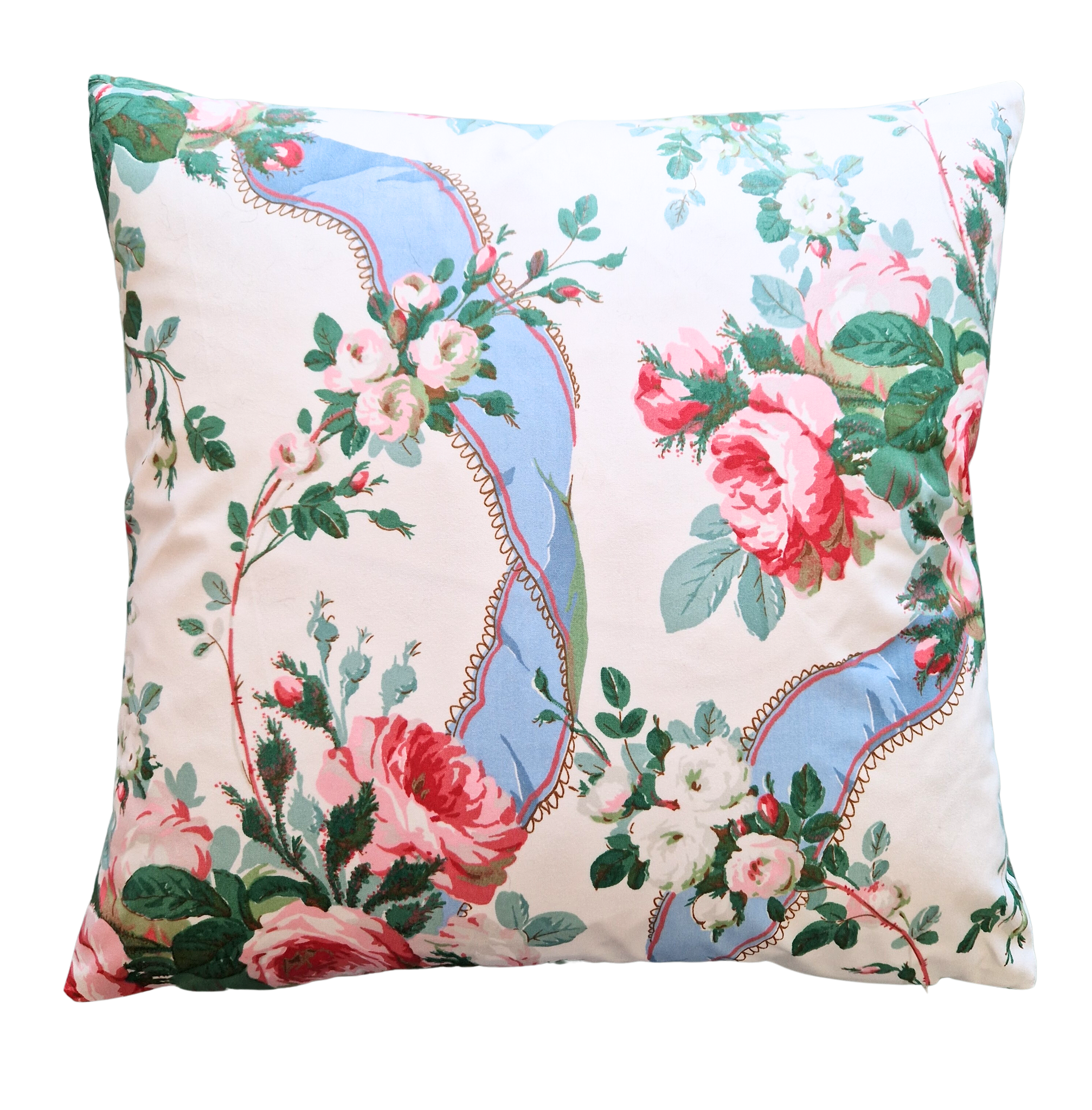 Lee Jofa Rosebank Glazed Chintz 18 inch Cushion Cover